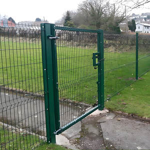 Clôture de sécurité pour terrain de football et aire de jeux scolaire, revêtement en poudre, clôture 3D - Product Image 3