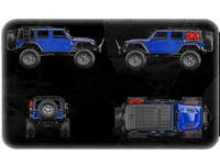 HB Toys R1011 R1014 1/10 4WD Voiture RC Crawler Tout-Terrain Métal 4x4 RTR avec Lumières, Différentiels Bloquables, IPX4, 1080p, Batterie Li-ion 2S, Charge Rapide