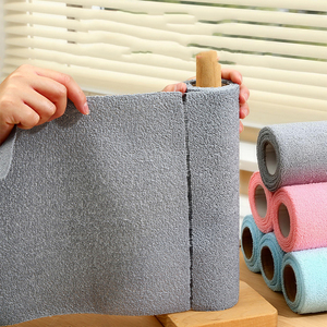 Chiffon jetable épaissi <span class=keywords><strong>pour</strong></span> le nettoyage et le dégraissage, chiffon de <span class=keywords><strong>cuisine</strong></span> sec et humide, déchirable à la main - Product Image 6