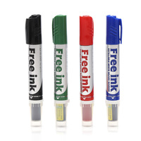 Marqueurs effaçables à sec multi-couleurs Bonvada pour tableau blanc, encre rechargeable haute capacité, effacement facile, aimantés