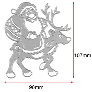 Décorations de Noël personnalisées matrices de dé<span class=keywords><strong>coupe</strong></span> gravure chimique découpes en métal pour Scrapbooking fabrication de cartes - Product Image 6