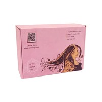 Boîte d'emballage pliable avec couvercle, en carton gris et matériau ondulé, pour cosmétiques, sport et UV, avec impression grand format et couvercle, organisateur