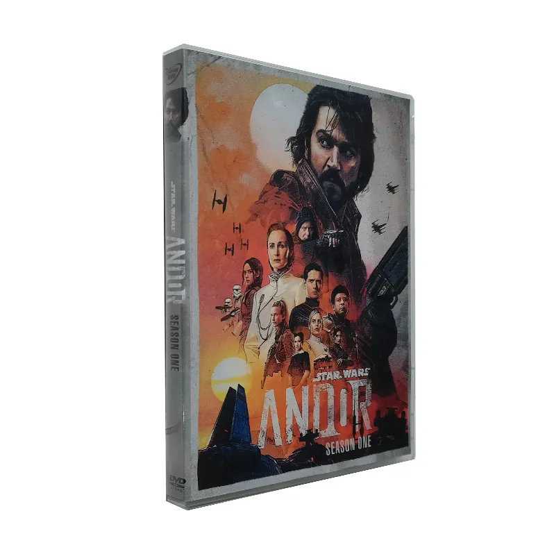 Andor 시즌 1 최신 DVD 영화 3 디스크 공장 도매 DVD 영화 TV 시리즈 만화 CD 블루 레이 무료 배송