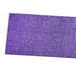 Чистая и полосатая плита, нетканый абразивный лист фиолетового цвета