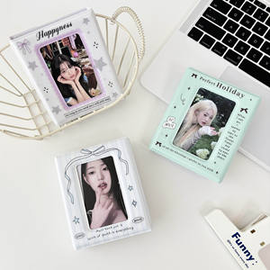 2024 nuevo álbum de fotos de Color sólido de 3 pulgadas estilo <span class=keywords><strong>ins</strong></span> Tarjeta de fotos Kpop Idol tarjetas recoger libro álbum de fotos regalo de negocios al por mayor - Product Image 2
