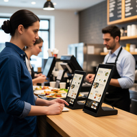 Tablette Android en forme de L de 10,1/15 pouces, signalisation numérique OEM, écran tactile capacitif 10 points, garantie de 3 ans pour les centres commerciaux