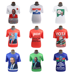 Gahumi Best Price of Customized Election T Shirt Factory Directly Sell Custom Sublimation 100% Polyester T Shirt