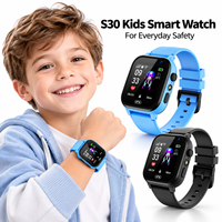 Montre connectée S30 pour enfants de 3 à 12 ans, 2G GSM SIM, appel SOS, caméra, fonctions SOS, écran TFT, bracelet en caoutchouc, cadeau pour garçons et filles