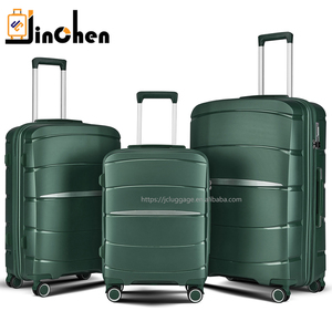 Bán buôn bán nhiều màu du lịch Xe đẩy vali <span class=keywords><strong>Set</strong></span> PP trường hợp khó khăn hành lý <span class=keywords><strong>Set</strong></span> với Spinner Bánh Xe TSA khóa - Product Image 5