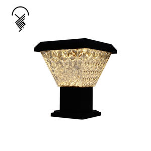 Nuevo Modelo de Lámpara Solar para Jardín, Impermeable, para Exteriores, con LED, Material de PC, para Pilar o Cerca - Product Image 2