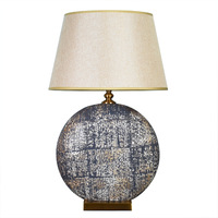 Lampe de table en céramique de luxe classique Art Design abat-jour en tissu lampe Villa salon hôtel lampe de bureau éclairage décoratif intérieur