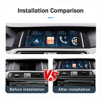 Untuk BMW Seri 5 F10 CIC NBT 10.25 inci Carplay Android Auto Handsfree Layar Terpisah Hiburan Kursi Belakang WiFi & GPS Terintegrasi