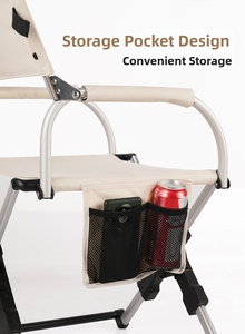 Silla de Director Multifuncional de Aluminio |   Silla Plegable Ligera para Acampar, Hacer Senderismo, la <span class=keywords><strong>Playa</strong></span>, Picnics y Eventos al Aire Libre - Product Image 6