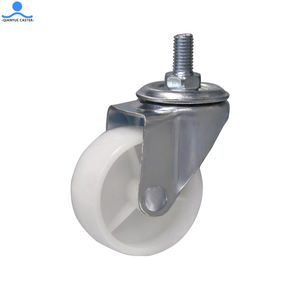 <span class=keywords><strong>3</strong></span> Inch 4 Inch Meubel Draaibare Kar Verplaatsbare Universele Wiel Industriële Apparatuur Wit Pp Licht Caster - Product Image 3