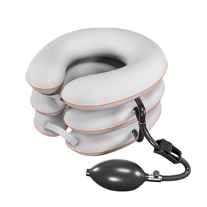 Soporte Cervical Refrescante de Seda Helada Premium para Verano, Fijador de Cuello Inflable, Dispositivo de Tracción Cervical Médico - Product Image 1