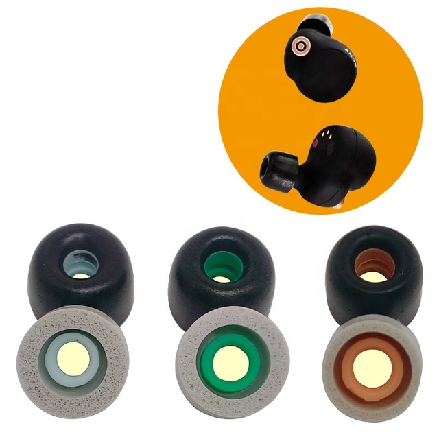 Memory Foam EarTip for Sony Earbuds WF-1000XM4 / XM3 Anti-Slip Replacement Ear Tips Noise Cancellation
