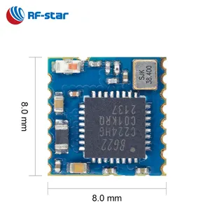 Small Size Long Range EFR32BG22 Bluetooth 5.2 Low Power Consumption Bluetooth Serial Module 6 DBm For Medical Devices