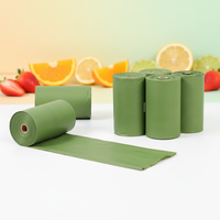 Sacs à déjections pour animaux de compagnie compostables parfumés aux fruits, protection de l'environnement, sacs de ramassage de déjections pour animaux de compagnie, sacs poubelles