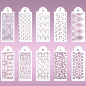 Pochoirs en plastique à motifs floraux en dentelle pour la décoration de gâteaux en pâte à sucre - Product Image 2