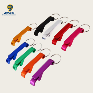 Tùy chỉnh Laser khắc hợp kim nhôm lật Top mở chai thấp moq kim loại Keychain cho xúc tiến kinh doanh - Product Image 1