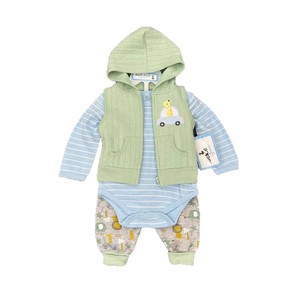 Nuevo chaleco Unisex antibacteriano de algodón 100% transfronterizo con capucha pantalones de liebre 2025 chaqueta cárdigan con cremallera que combina con todo - Product Image 5