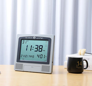 Vente directe usine : Horloge de prière musulmane automatique Azan, Horloge numérique de <span class=keywords><strong>table</strong></span> pour mosquée avec affichage des heures de prière et fonction de chant de l'Adhan - Product Image 3