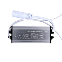 Transformateur d'alimentation LED 100-240V AC vers DC 12V 24V 36V 48V 12W 18W 30W 50W Étanche IP67 pour ampoule LED