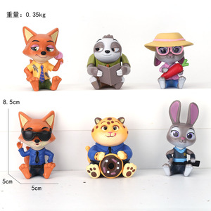 Figura de Animal de Dibujos Animados de Zootopia, Mini Muñeco de Zootopia, Caja Ciega de Figuras de Dibujos Animados, Zootopia, Figura de Zorro, Adorno de Escritorio, Modelo de Plástico, Regalo - Product Image 5
