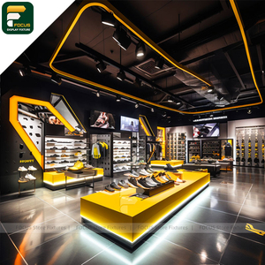 Présentoir de Magasin de Vêtements Haut de Gamme Moderne, Meuble Mural de Présentation de Mode, Comptoir de Caisse - Product Image 2