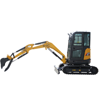 Excavatrice SHANTUI 2,8 tonnes, moteur diesel YANMAR EPA, chenilles, avec cabine