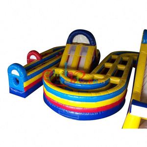 Parcours d'obstacles gonflable géant 12X8X4.3M avec toboggan - Design original Naisi <span class=keywords><strong>Jeu</strong></span> <span class=keywords><strong>de</strong></span> parc extérieur commercial - Product Image 2