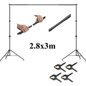 2.8x3m phim làm phim Nhiếp ảnh Backdrop đứng chủ ảnh Video Studio nền khung hỗ trợ đứng Backdrop giấy giữ - Product Image 4