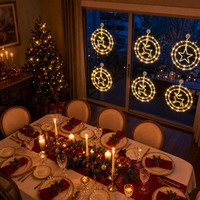 Guirlandes lumineuses de Noël à 8 modes de changement de couleur, blanc chaud 2700K, télécommande, alimentation USB, batterie, prise secteur, LED, pour les fêtes