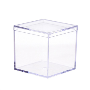 Cajas de exhibición de cubo cuadrado de plástico, caja de regalo, contenedores de cubo con tapa, contenedor de almacenamiento de dulces, figuras, almacenamiento Pop Mart - Product Image 5