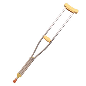 Muletas Ajustables de Aluminio para Axilas, Altura Ajustable, Antideslizantes, Ligeras y Duraderas, para Soporte en Lesiones de Piernas - Product Image 1