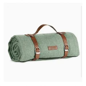 Custom Logo Wholesale Large Travel Foldable Portable Beach Durable <b>Outdoor</b> Picnic <b>Mat</b> With Leather Strap for Camping - Product Image 3