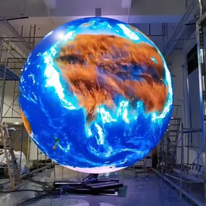 Écran <span class=keywords><strong>publicitaire</strong></span> LED circulaire incurvé à 360 degrés, diodes électroluminescentes P2.5, écran d'affichage LED sphérique - Product Image 2