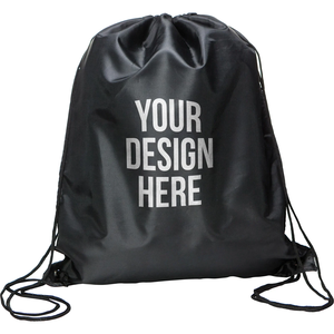 Promotional Drawstring Pouch Colorful Polyester Nylon Shopping Bag Non-Woven Drawstring Backpack Custom Logo Available