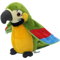 Peluche de perroquet en coton PP super doux, jouet en peluche pour enfant, 20 cm, couleur personnalisable, cadeau unisexe pour enfant, décoration de la maison