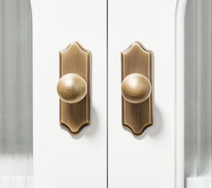 <strong>Antique</strong> Brass French Design Cabinet Handles <strong>Backplate</strong> Wardrobe Pulls Kitchen Cupboard Door <strong>Knobs</strong> <strong>Drawer</strong> Dresser - Product Image 3