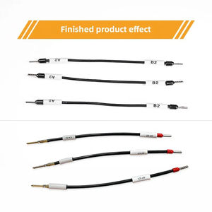 Đầy đủ tự động đôi-đầu dây chủ đề EW-8155 cắt in ấn tay áo số ống chèn thiết bị đầu cuối Uốn Tóc bồng máy - Product Image 5