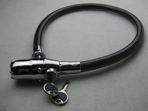 Không thấm nước Xe Đạp Khóa với xe đạp leo núi báo động chìa khóa mở khóa hợp kim kẽm cáp phụ kiện khóa - Product Image 2