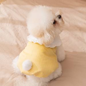 ONESTEP pakaian hewan peliharaan, kerah kelinci lucu dipertebal musim gugur musim dingin untuk anjing kecil mantel katun pakaian kucing - Product Image 2