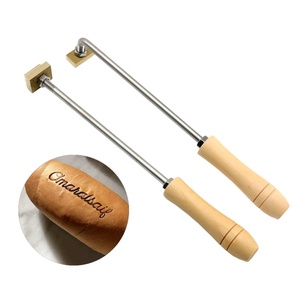 ตราประทับเค้ก ตราเหล็ก ตราประทับร้อน ตราประทับแบบกำหนดเอง ตราประทับเค้ก ขนมปัง ไม้ งานแต่งงาน ทำขนมปัง - Product Image 1