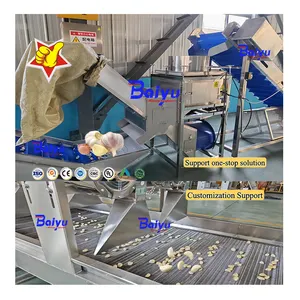 Baiyu Industrial Automatic Garlic Peeler Processing Machine Fruit & Vegetable Production Line for Breaking and Peeling
