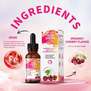 Kustomisasi kelas makanan liar ekstrak kulit lidah buaya pelarut ekstrak Vitamin kompleks penetes cair suplemen 0.5 dalam botol - Product Image 2