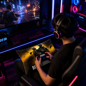Un cuscino per il corpo trasformabile indispensabile per gli appassionati di eSport. Lavabile, realizzato in tessuto morbido e adatto per i giochi PUBG. - Product Image 5