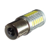 Feux de freinage et clignotants les plus vendus 1156 1157 7440 7443 3156 3157 Canbus S25 P21/5W 5630 33smd Ampoule LED pour voiture