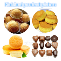 Machine automatique de fabrication de macarons, biscuits, brownies, machine de remplissage de pâte, machine de moulage de biscuits mous, machine de moulage de cupcakes