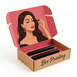Coffret <span class=keywords><strong>Cadeau</strong></span> de Maquillage Professionnel : Trousse Complète de Pinceaux de Maquillage avec Emballage en Boîte en Carton Imprimée - Product Image 6